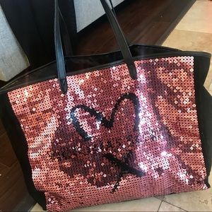 Victoria Secret Glitter Tote bag